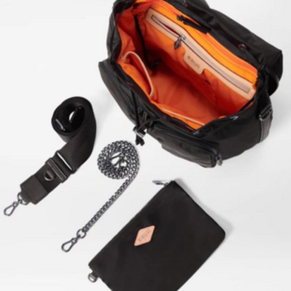 MZ Wallace Black Large Apex Crossbody - Black-Authentic $285 - Picture 3 of 9